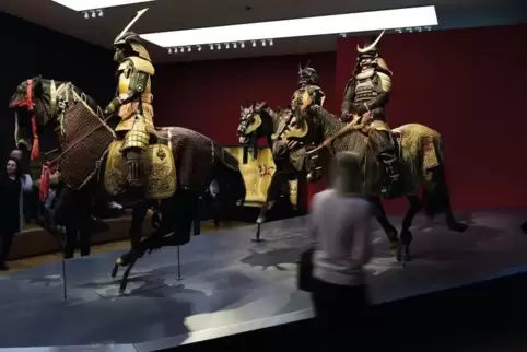 Furchteinflößend wirken die Samurai-Krieger noch immer.