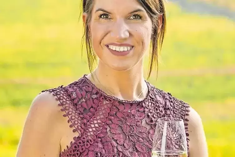 Eine von vier Pfälzischen Weinprinzessinnen: Julia Auermann-Gass.
