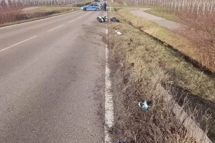 Zwischen Landau und Nußdorf ist ein 43-Jähriger gestorben.  Foto: Polizei