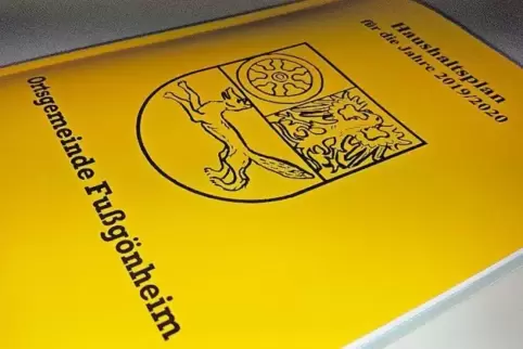 214 Seiten umfasst der Fußgönheimer Haushalt für dieses und nächstes Jahr. Ein richtiges Buch voller Zahlen.