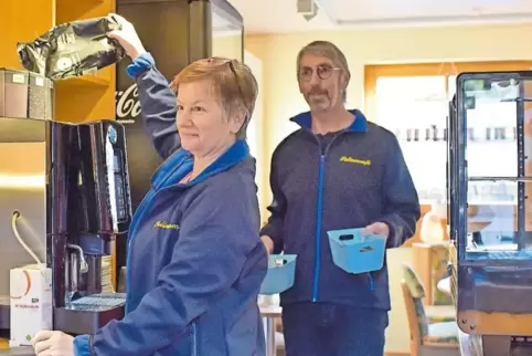 Bärbel Kiehl und ihr Lebensgefährte Michael Rehm sind seit Sommer Pächter des Salinencafés.