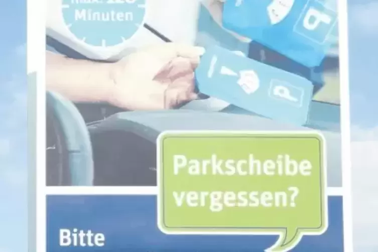 Seit vergangenen Sommer nur noch mit Parkscheibe m&ouml;glich: die Nutzung der E-Center-Kundenparkpl&auml;tze.