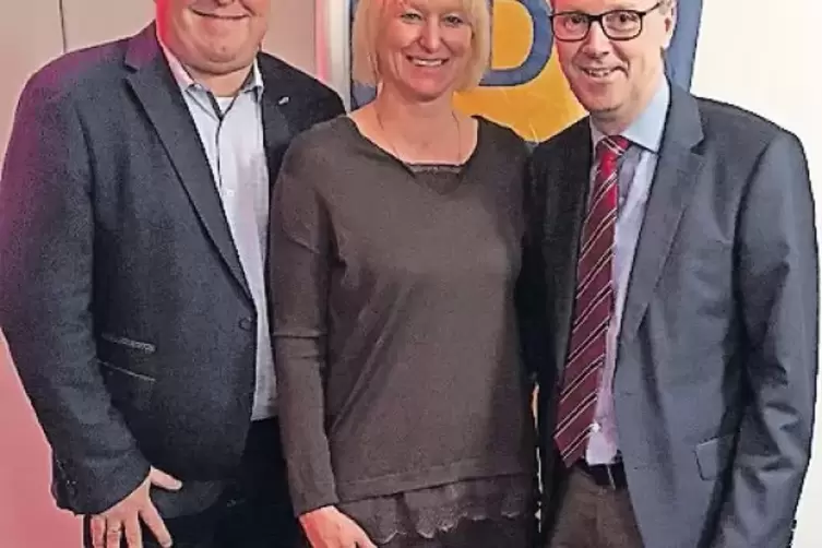 Die drei FDP-Spitzenkandidaten (von links): Markus Penn, Ute Jausel und Matthias Frey.