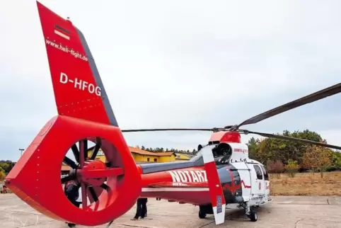 Dauerhaft in der politischen Diskussion. Der Rettungshubschrauber der Johanniter..