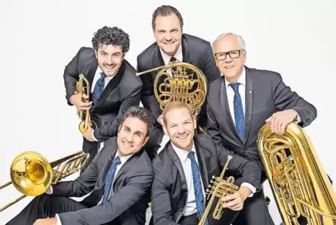 Blechbläser-Virtuosen aus Übersee: das Ensemble Canadian Brass.