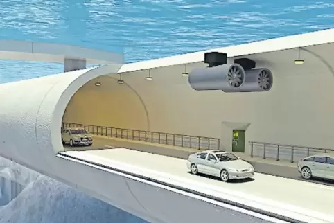 Schwebende Unterwassertunnel sind ein spektakulärer Teil des Milliardenprojekts.