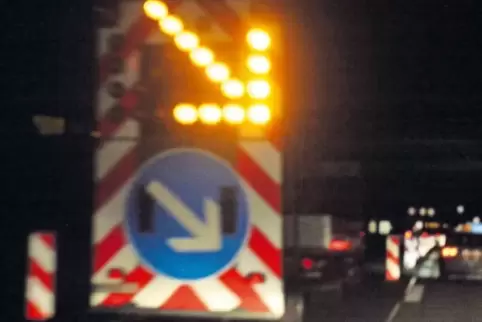 Ab 23 Uhr am Samstag mussten Autofahrer einen Umweg fahren.