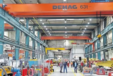 Terex erzielte im vergangenen Jahr in der Kransparte einen Umsatz von umgerechnet rund 1,15 Milliarden Euro. Unser Bild zeigt di