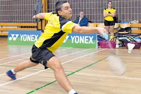 Gergin Angelov gehörte schon zu den 200 besten Badminton-Spielern in der Welt. Nun hilft er dem Post SV Ludwigshafen, den Klasse