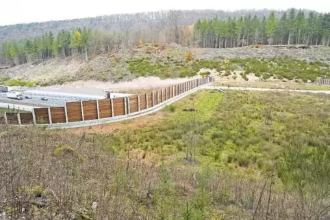 Die Grünbrücke auf der Walmersbach wird mittlerweile von zahlreichen Wildtieren angenommen.