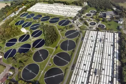 Ein Blick auf die BASF-Kläranlage. Foto: BASF 