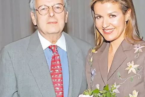Da waren sie noch kein Ehepaar: André Previn und Anne-Sophie Mutter 1999.