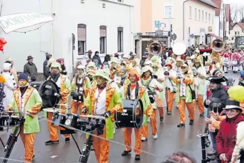 Lautstark: die Waldsemer Gasserassler.