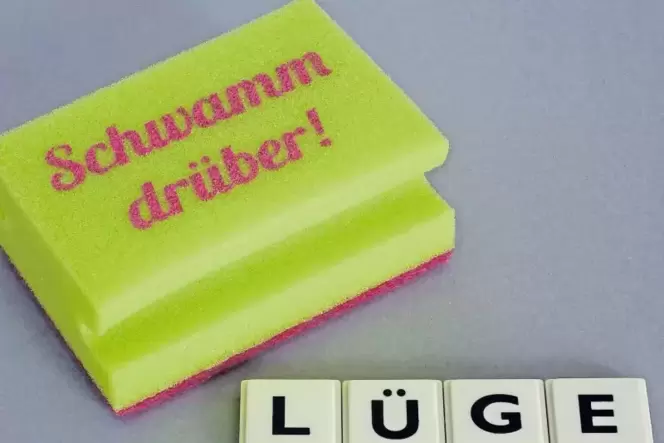 Schwamm drüber? Na ja, ganz so einfach ist das nicht. Wer lügt, sollte sich der Konsequenzen bewusst sein. Vielleicht klappt es Schwamm drüber? Na ja, ganz so einfach ist das nicht. Wer lügt, sollte sich der Konsequenzen bewusst sein. Vielleicht klappt es