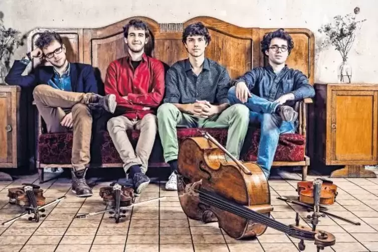 Das „Vision String Quartet“ tritt am 15. September zum ersten Mal in Pirmasens auf.