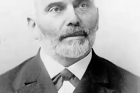 Wirt Christian Bader in einer Aufnahme der Gebrüder Rummel aus den 1890er Jahren.