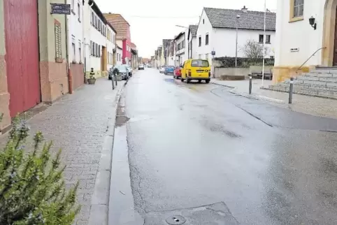 Fußgönheim würde gerne den südlichen Bereich der Hauptstraße sanieren – etwa von der Kirche bis zur Schauernheimer Straße.