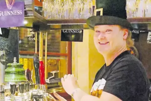 Ein Ire in Pirmasens: Richard Saeed, der Wirt des Irish Pubs.