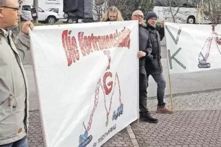 Zweibr&uuml;cker Metaller unterst&uuml;tzen ihre Kollegen von Bosch.