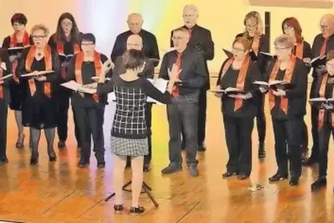 Gefiel seinem Publikum: der Sängerbund Frohsinn, der zum Konzert eingeladen hatte.
