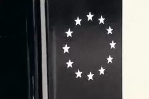 Verboten: mit schwarzer Folie überklebtes Kennzeichen.
