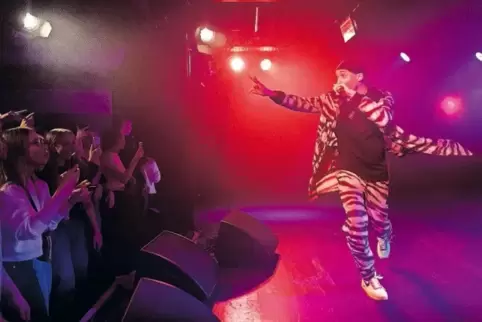 Immer auf dem Sprung: Kelvyn Colt im Kammgarn-Club.