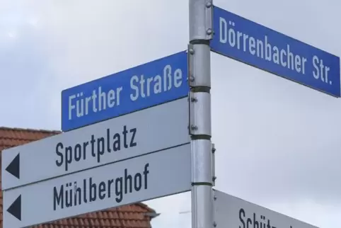 Zwischen Fürther- und Dörrenbacher Straße soll das Neubaugebiet entstehen.  Foto: m. hoffmann