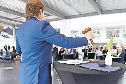 Der Mann mit dem Hammer: Thomas Hörrle.