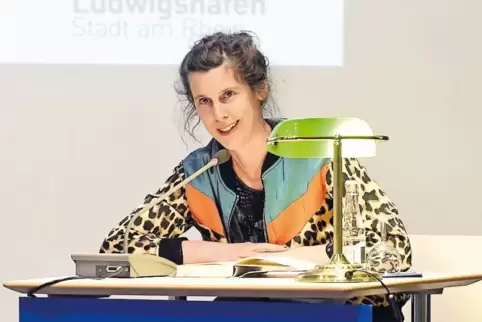 Sympathisch: Daniela Dröscher in Ludwigshafen.