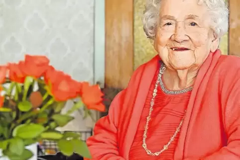 Heute 100 Jahre alt: Hildegard Hoffmann.