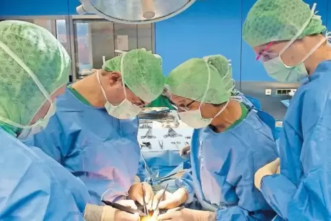 Nierentransplantation am Westpfalz-Klinikum in Kaiserslautern.