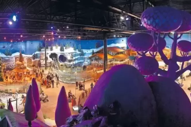 Hauptattraktion im Holiday Park: der neue Indoorbereich ist fertig. Hauptattraktion im Holiday Park: der neue Indoorbereich ist fertig.