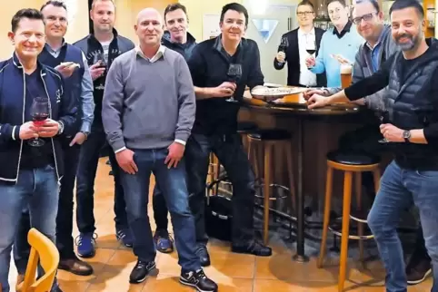 Lasst’s euch munden: von links Heiko Trauth, Andreas Flory, Thomas Varlemann, Rüdiger Berthold, Tobias Flörchinger, Stephan Laub