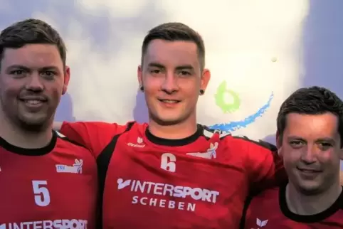 Erfolgstrio: Fabian Markert, Jakub Balaz und Dennis Markert (von links). Foto: Ermoneit/frei