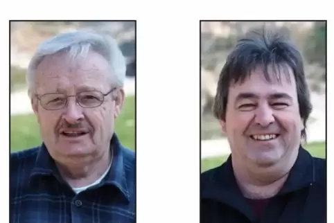 Egon Gilbert (links) und Klaus-Dieter Köhler treten am 25. Mai gegeneinander an. Foto: RHEINPFALZ 