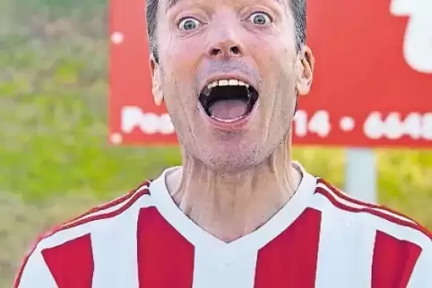 Passionierter Sänger und Fußballer: Klaus Matheis, Raumausstatter aus Leimen.