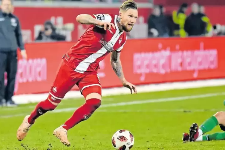 Mit Leistung für einen neuen Vertrag beim FCK empfehlen möchte sich Jan Löhmannsröben.