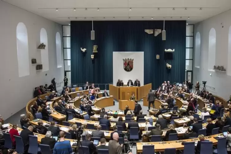 In den Sitzungen des rheinland-pfälzischen Landtags wird mehr gerügt und zur Ordnung gerufen als in früheren Jahren.  Foto: dpa 