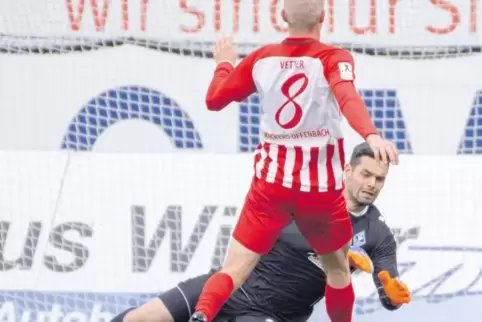 Alles im Griff: Markus Scholz beim 4:0-Erfolg der Mannheimer am Samstag in Offenbach.