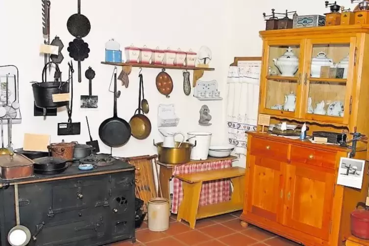 Küchenausstattung dereinst: Auch davon vermittelt das Haßlocher Heimatmuseum interessante Eindrücke.