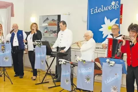 Hoher Anspruch an die Qualität: die Frauen und Männer der Gruppe Edelweiß.