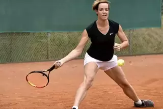 Führt die Damen des TC Grün-Weiss Frankenthal in der A-Klasse aufs Feld: Sigrun Schumacher. Foto: BOLTE