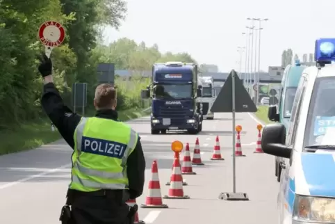 Der Grenzübergang Bienwald war einer von mehreren Kontrollpunkten. Foto: Iversen 