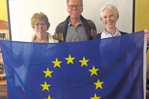 Kämpfen für Europa: Renate Block-Müller, Wolfgang Block und Christina Schloßer (von links).