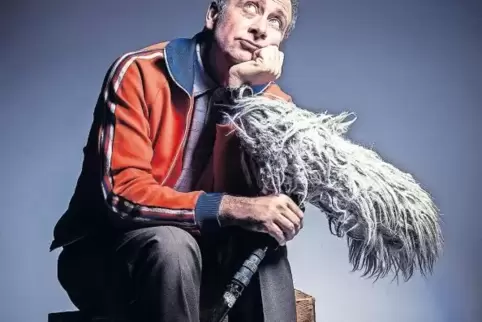 Kultreporter mit Puschelmikro: Comedian Alfons.