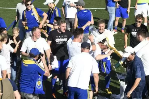 Den Erfolg im Kreispokal konnten die SC-Spieler schon bejubeln. Jetzt wollen sie auch so schnell wie möglich die Meisterschaft f