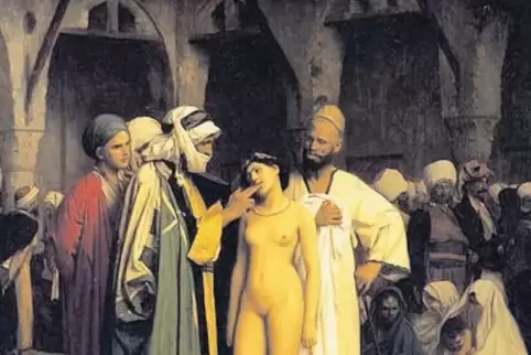 Was will uns dieses Bild sagen? Vorlage für das AfD-Plakat von Jean-Léon Gérôme.