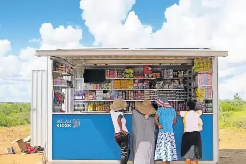 Energiezentrum für alle: Solarkiosk.