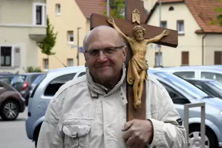 Karlfried Mehlmann aus Bobenheim-Roxheim hat ein Kreuz ergattert. Foto: BOLTE