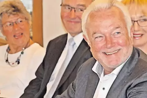 Guter Laune: Ehepaare Kubicki (re.) und Lardon